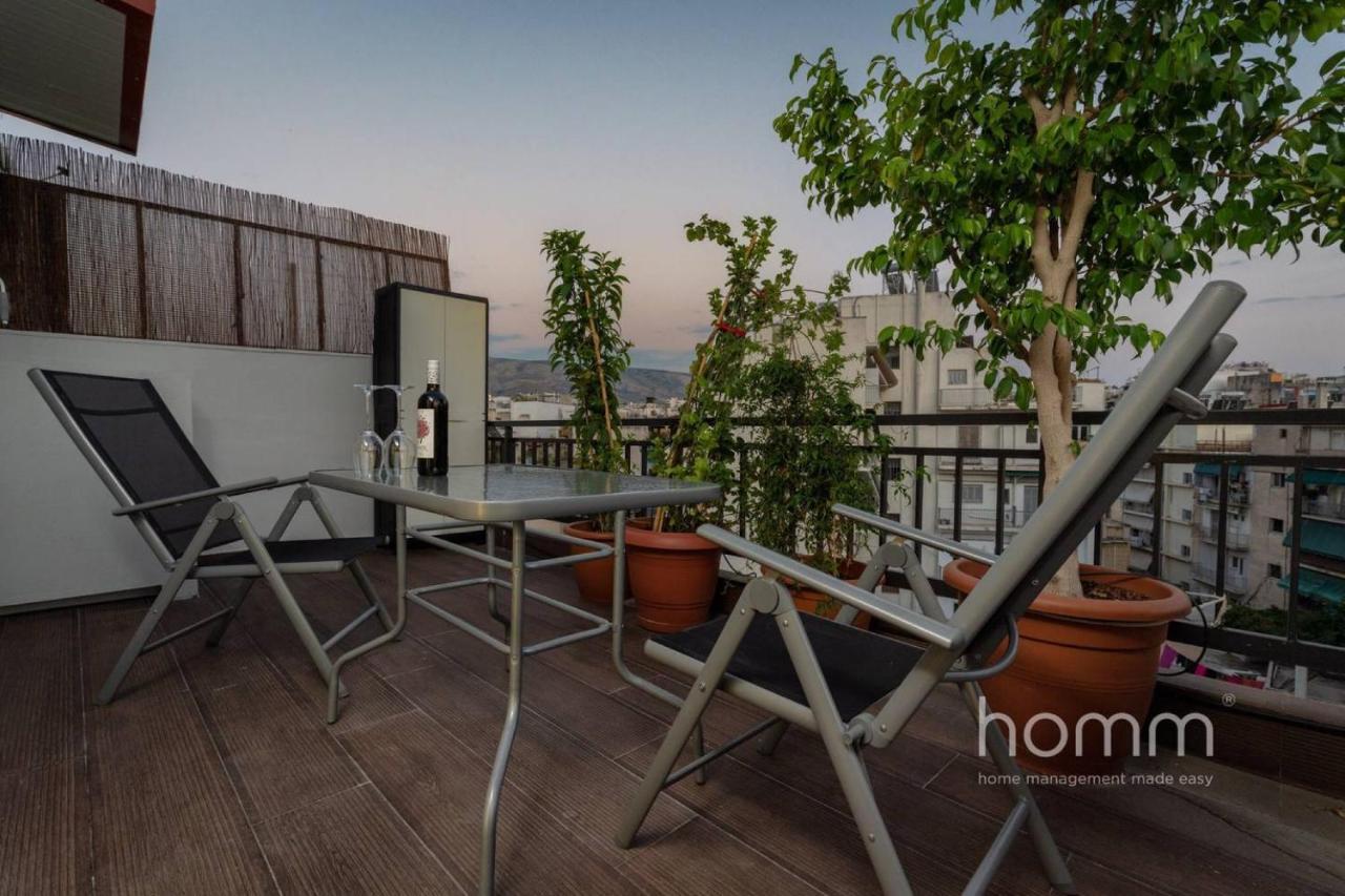 59M² Homm Loft- Penthouse With Acropolis View,2Ppl Daire Atina Dış mekan fotoğraf